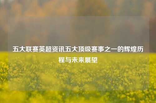 五大联赛英超资讯五大顶级赛事之一的辉煌历程与未来展望